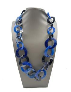 COLLARES AZULONES CON ESLABONES GRANDES PARA LOOK DE DIA