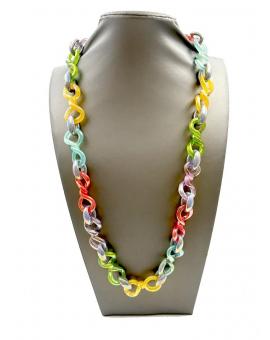 COLLARES BONITOS LARGOS EN TONOS PASTEL Y ORIGINAL ESLABON