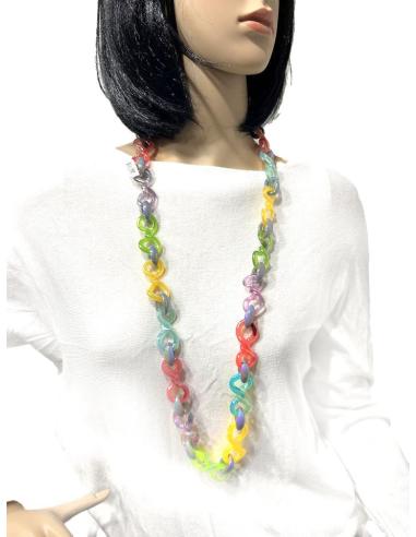 COLLARES BONITOS LARGOS EN TONOS PASTEL Y ORIGINAL ESLABON