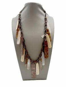 COLLARES MARRONES ORIGINALES IDEALES COMO FONDO DE ARMARIO