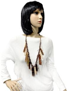 COLLARES MARRONES ORIGINALES IDEALES COMO FONDO DE ARMARIO 2