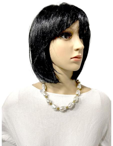 COLLARES DE PERLAS GRANDES BARROCAS MUY ELEGANTES Y VISTOSOS