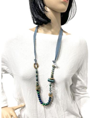 COLLARES MUJER AZULES PARA DAR A SU LOOK UN AIRE ACTUAL