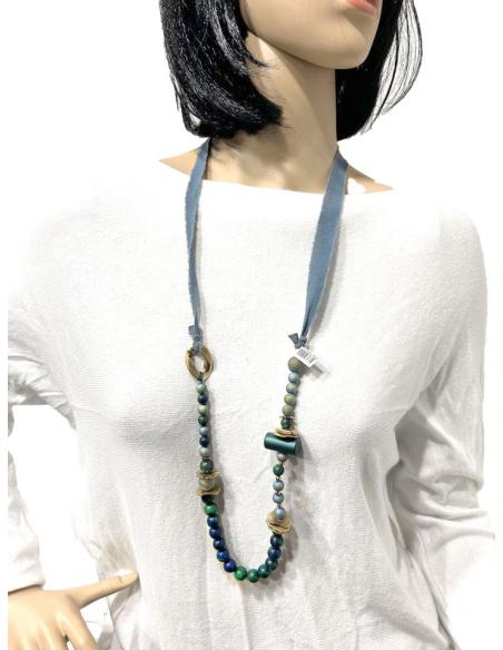 COLLARES MUJER AZULES PARA DAR A SU LOOK UN AIRE ACTUAL