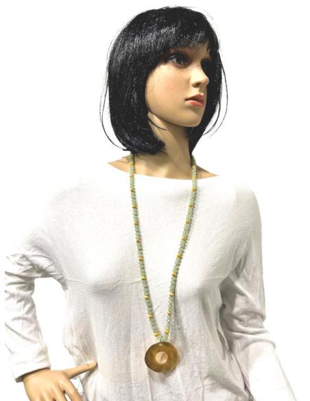 COLLARES MUJER AZULES LARGOS CON BONITOS DISEÑOS PARA ACTUALIZAR EL LOOK