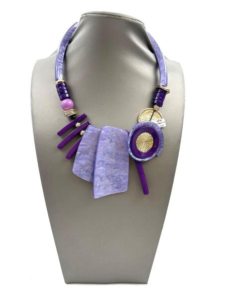 COLLARES MORADOS ORIGINALES PARA UN LOOK ACTUAL Y MODERNO