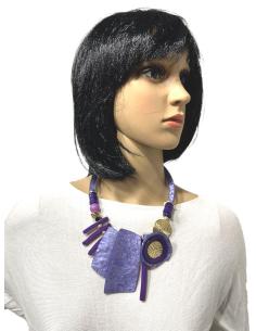 COLLARES MORADOS ORIGINALES PARA UN LOOK ACTUAL Y MODERNO 2