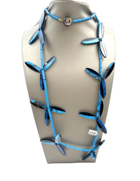 COLLARES MUJER AZULES LARGOS CON LOS QUE ACTUALIZAR SU LOOK