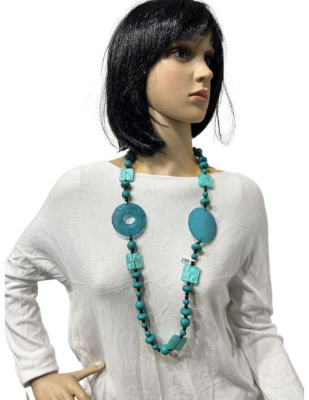 BONITOS COLLARES VERDES LARGOS IDEALES PARA JERSEYS Y VESTIDOS