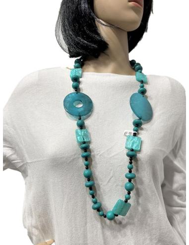 BONITOS COLLARES VERDES LARGOS IDEALES PARA JERSEYS Y VESTIDOS