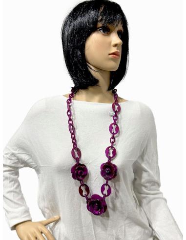 COLLARES BUGAMBILIAS PARA LUCIR TU LOOK CON UN TOQUE DE COLOR ALEGRE