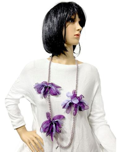 COLLARES MALVAS MUY BONITOS PARA LLEVAR LARGO O CORTO