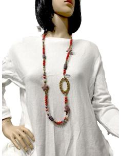 COLLARES ROJOS LARGOS IDEALES PARA LUCIR PRENDAS DE DIA 2