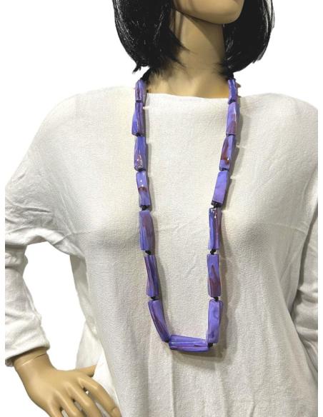 COLLARES MORADOS TONO LILACEO PARA SALIR DE TARDEO CON AMIGAS