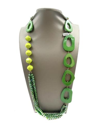 COLLARES ORIGINALES VERDES CON EL QUE MARCAN ESTILAZO