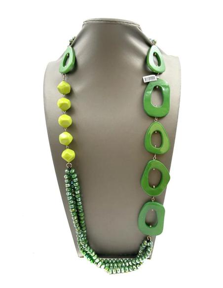 COLLARES ORIGINALES VERDES CON EL QUE MARCAN ESTILAZO