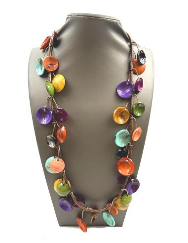 COLLARES ORIGINALES COLORIDOS PARA PRENDAS DE DIA