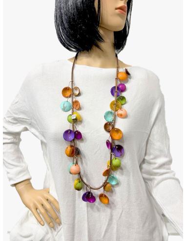 COLLARES ORIGINALES COLORIDOS PARA PRENDAS DE DIA