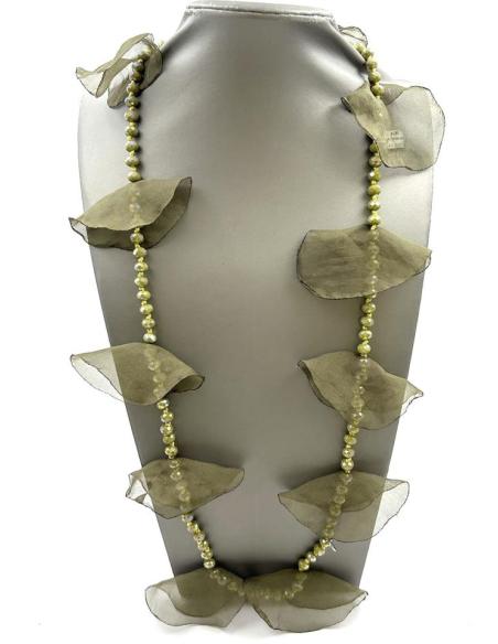 COLLARES VERDES CAZA BONITOS PARA LLEVAR LARGO O CORTO