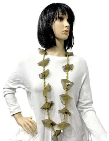 COLLARES VERDES CAZA BONITOS PARA LLEVAR LARGO O CORTO