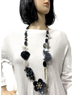 COLLARES NEGROS LARGOS CON LEOPARDOS IDEAL PARA LLEVAR CON LOOK DE DIA 2