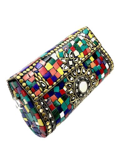 BOLSOS BODA Y FIESTA MULTICOLOR TIPO MOSAICO ESPECIAL INVITADAS
