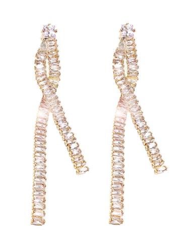 PENDIENTES LARGOS DORADOS MUJER MUY ELEGANTES ESPECIAL BODAS
