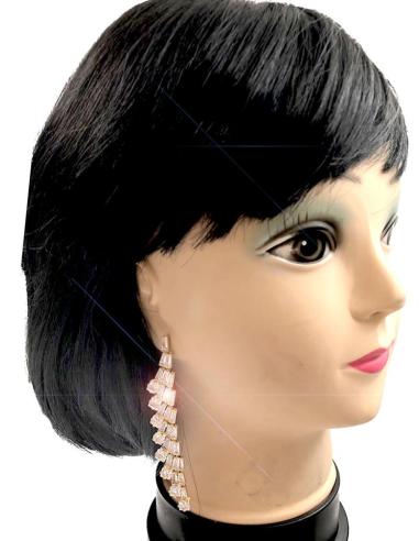 PENDIENTES DE FIESTA LARGOS DORADOS ESPECIAL INVITADAS DE BODAS