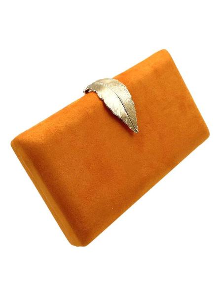 BOLSOS FIESTA Y BODA MUY ELEGANTES CON CIERRE HOJA ELIGE TU COLOR