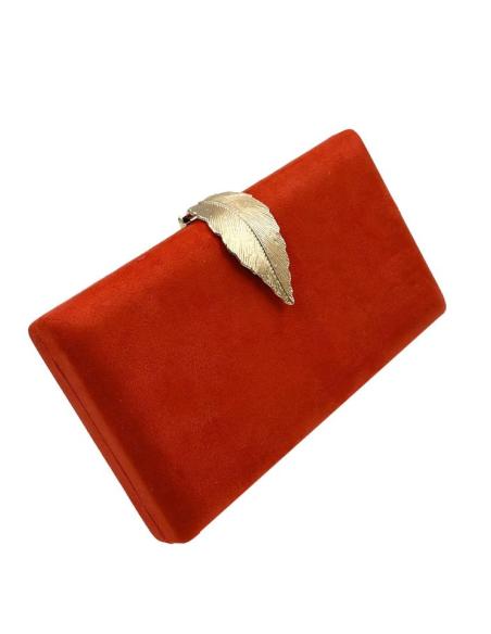 BOLSOS FIESTA Y BODA MUY ELEGANTES CON CIERRE HOJA ELIGE TU COLOR