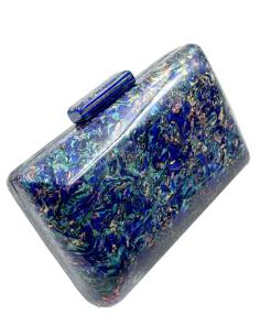 BOLSOS CAREY AZULES Y VERDES DE MADRINA IDEAL EN BODAS