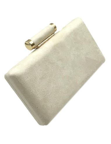 BOLSOS MUJER DE FIESTA Y BODA BEIGE PARA INVITADA Y MADRINA