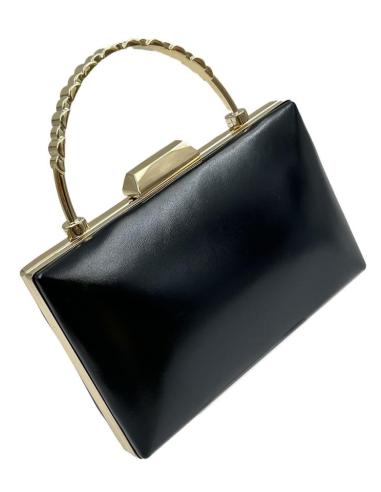 BOLSOS ELEGANTES NEGROS DE FIESTA CON ASA RIGIDA PARA BODAS