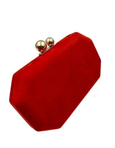 BOLSOS ROJOS BONITOS DE FIESTA BODA Y NOCHE DISEÑO GEOMETRICO