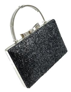 BOLSOS FIESTA NEGROS DE ASA LADY PARA INVITADAS CHIC EN BODAS Y GALAS