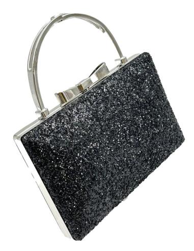 BOLSOS FIESTA NEGROS DE ASA LADY PARA INVITADAS CHIC EN BODAS Y GALAS
