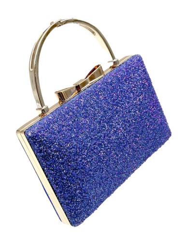 BOLSOS FIESTA AZULONES DE ASA LADY PARA INVITADAS CHIC EN BODAS Y GALAS