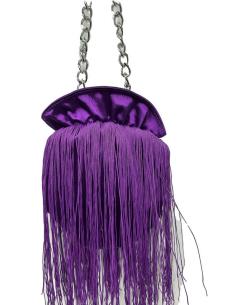 BOLSOS MORADOS CON FLECOS IDEALES FIESTA Y BODA ESTILO VINTAGE AÑOS 20