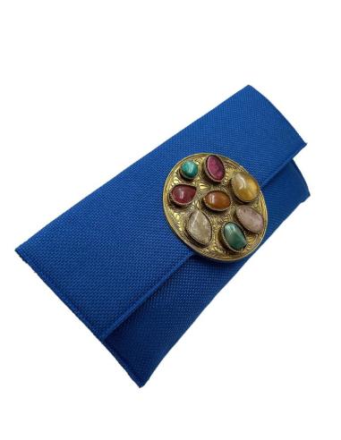 BOLSOS DE FIESTA AZULONES CARTERA CHIC IDEAL BODAS Y EVENTOS