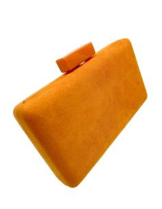 BOLSOS ONLINE DE FIESTA Y BODA NARANJAS CON CIERRE EN EL MISMO COLOR