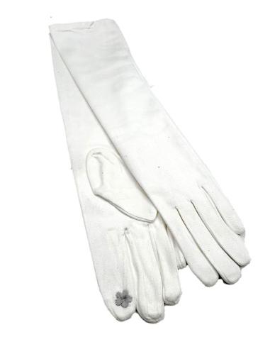 GUANTES BLANCOS LARGOS DE BODA NOCHE Y FIESTA
