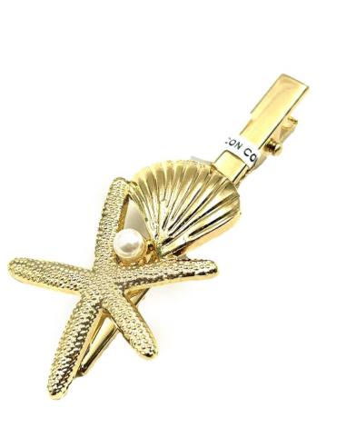 HORQUILLAS PLATEADAS CON CONCHA Y ESTRELLA DE MAR