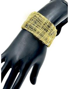PULSERAS DORADAS ANCHAS ESTILO IBIZA Y BOHO BRAZALETE ORIGINAL 2
