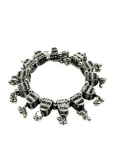PULSERAS PLATEADAS INDIAS ESTILO BOHO E IBIZA REALMENTE EXOTICO
