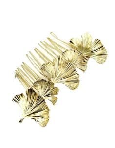 PEINETAS PARA BODAS MUY BONITAS CON HOJAS GINKGO BILOBA