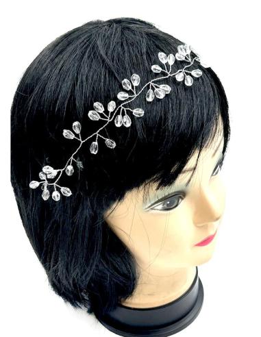 DIADEMAS PLATEADAS DE FIESTA Y BODA PARA ADORNAR SU PEINADO