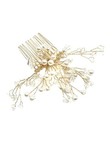 PEINAS PARA BODAS CON PERLAS Y CRISTAL BRILLO ESPECIAL NOVIAS