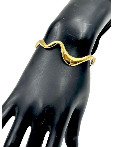 PULSERAS DORADAS ELEGANTES Y MUY ORIGINALES PARA LOOK DE DIA Y NOCHE