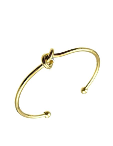 PULSERAS DORADAS CON NUDO DISEÑO ACTUAL