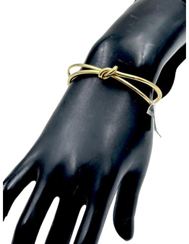 PULSERAS ONLINE DORADAS PARA MUJER CON NUDO